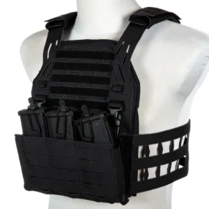 Laser-Cut plate carrier Stegadon - Black