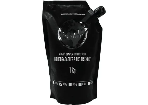 Bio BB's 0.23 White Zak 4350 st | Biologisch Afbreekbaar