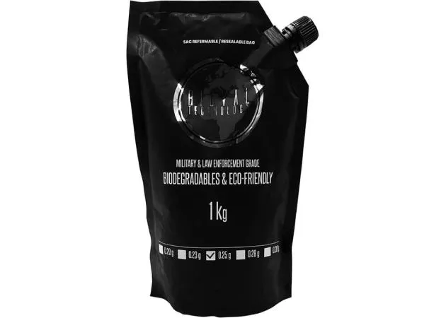 Bio BB's 0.25 White Zak 4000 st | Biologisch Afbreekbaar