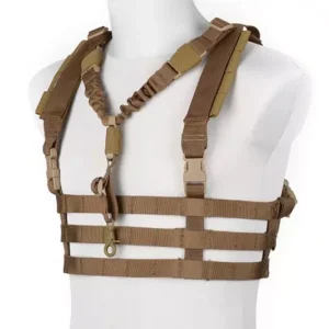 Tactical Low Profile Chest Rig type vest - Coyote Brown