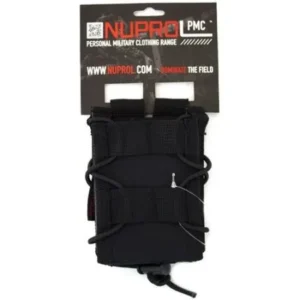 Mag Pouch Nuprol Rifle Open Top PMC Black - Veilig & Veelzijdig, 1 Geweermagazijn