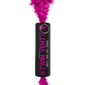 Rookgranaat Enola Gaye Burst Twin Vent Pink met snelle roze rookontwikkeling